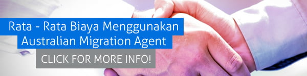 rata rata biaya menggunakan australia migration agent