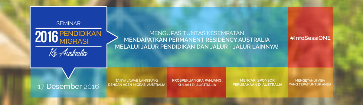 Seminar 2016 Pendidikan Migrasi ke Australia